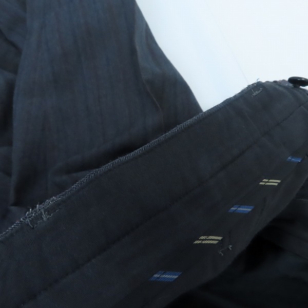 実際に弊社で買取させて頂いたkolor/カラー ストライプ ヘリンボーン柄 パンツ 11WCM-P12116S/1の画像 4枚目