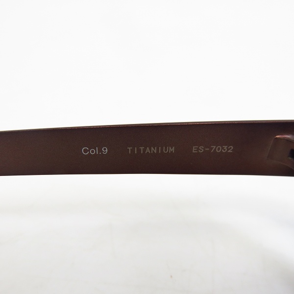 実際に弊社で買取させて頂いたspec espace/スペックエスパス 眼鏡/メガネフレーム ES-7032 COL.9の画像 3枚目