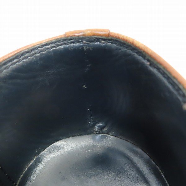 実際に弊社で買取させて頂いたBURBERRY/バーバリー レザードレスシューズ ブラウン BU1553 size：25.5cmの画像 6枚目