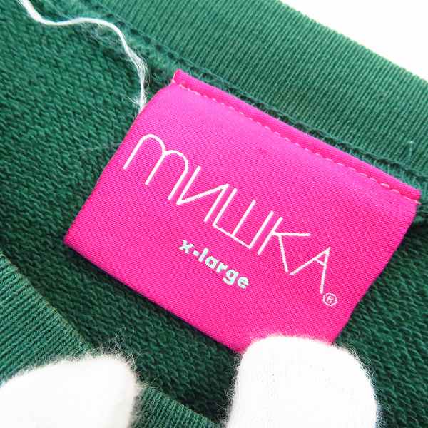 実際に弊社で買取させて頂いたMISHKA/ミシカ プリント スウェット グリーン size：XLの画像 2枚目
