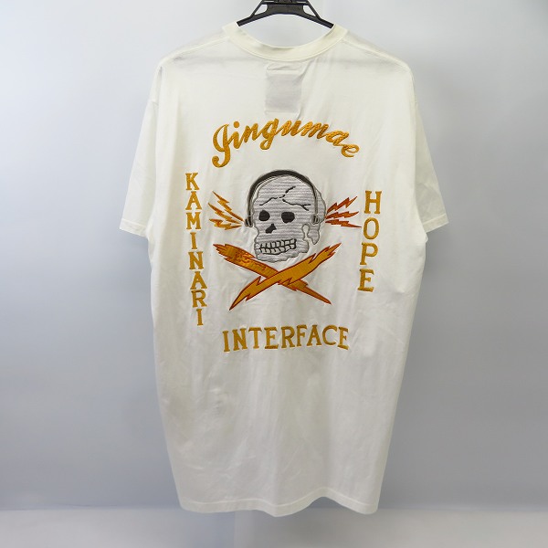 実際に弊社で買取させて頂いたMIHARAYASUHIRO/ミハラヤスヒロ スカル刺繍 半袖 Tシャツ 91643817/46の画像 1枚目