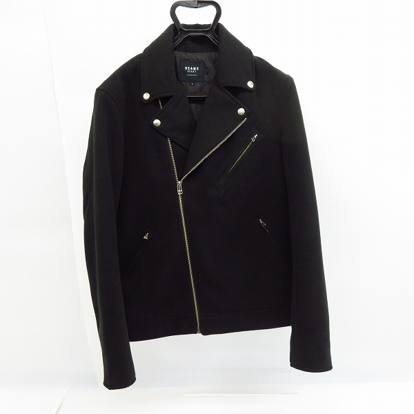 実際に弊社で買取させて頂いたBEAMS HEART/ビームスハート ダブルライダースジャケット 42-18-0186-147/Lの画像 0枚目