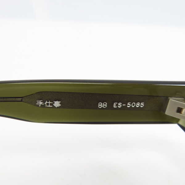 実際に弊社で買取させて頂いたspec espace/スペックエスパス 眼鏡/メガネフレーム 手仕事 ES-5085 88の画像 3枚目