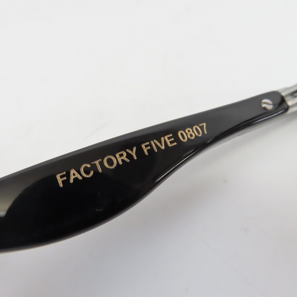 実際に弊社で買取させて頂いたAnne et Valentin/アンバレンタイン 眼鏡/メガネフレーム FACTORY FIVE 0807の画像 5枚目