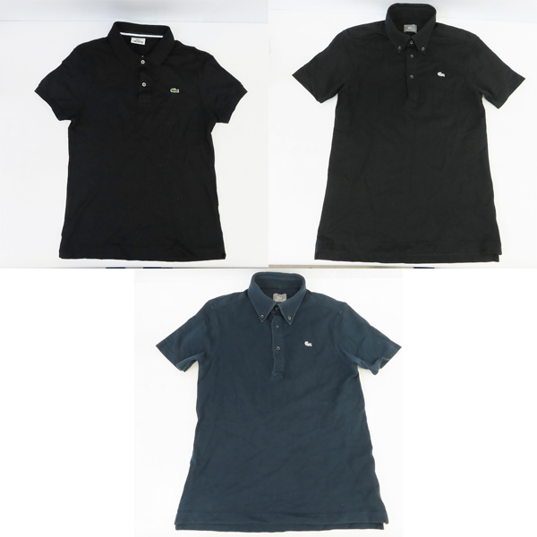 実際に弊社で買取させて頂いたLACOSTE/ラコステ ワンポイント ロゴ 半袖ポロシャツ 7点セットの画像 2枚目
