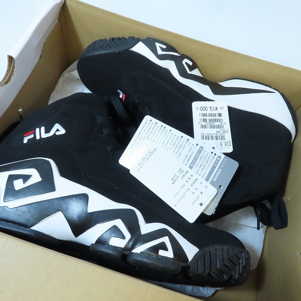 実際に弊社で買取させて頂いた【未使用】FILA/フィラ MASHBURN マッシュバーン ハイカットスニーカー FHE102-001/26.5の画像 7枚目