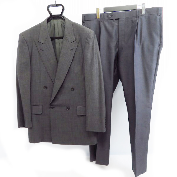 実際に弊社で買取させて頂いたBURBERRYS/バーバリーズ ウール ジャケット/パンツ グレー Size：AB7/BB7 2点セット