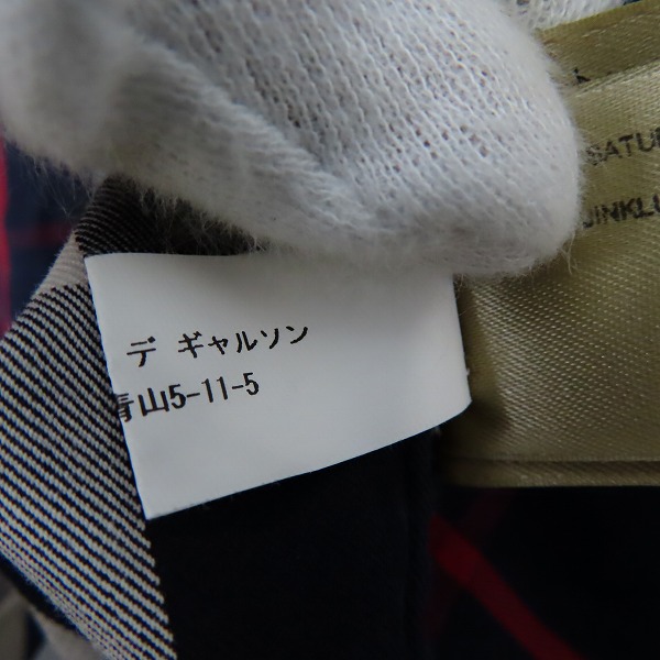 実際に弊社で買取させて頂いたBURBERRY×Gosha Rubchinskiy/バーバリー×ゴーシャラブチンスキー チェック柄 半袖シャツ/XSの画像 4枚目