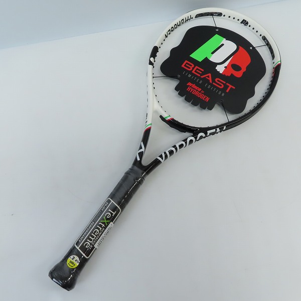 実際に弊社で買取させて頂いた【未使用】Prince×HYDROGEN/プリンス×ハイドロゲン BEAST 100 (300) HYDROGEN テニスラケット 7TJ141