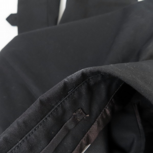 実際に弊社で買取させて頂いたEDIFICE/エディフィス 日本製 コットンコート ブラック/黒 46の画像 4枚目