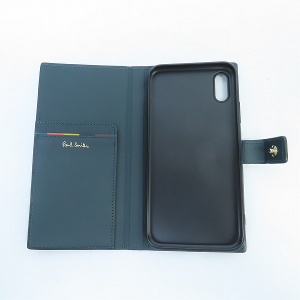 実際に弊社で買取させて頂いた【未使用】Paul Smith/ポールスミス ブライトストライプステッチ iPhoneケース/iPhoneX/XS用の画像 3枚目