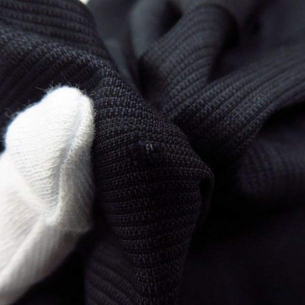 実際に弊社で買取させて頂いたBURBERRYS/バーバリーズ ウール ストライプ ブラック×ダークグレー ダブル スーツ AB7の画像 6枚目