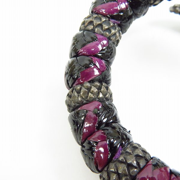 実際に弊社で買取させて頂いた【ギャラ付き】Leathers and Treasures/レザーズ＆トレジャーズ スネークバングル/ブレスレットの画像 5枚目