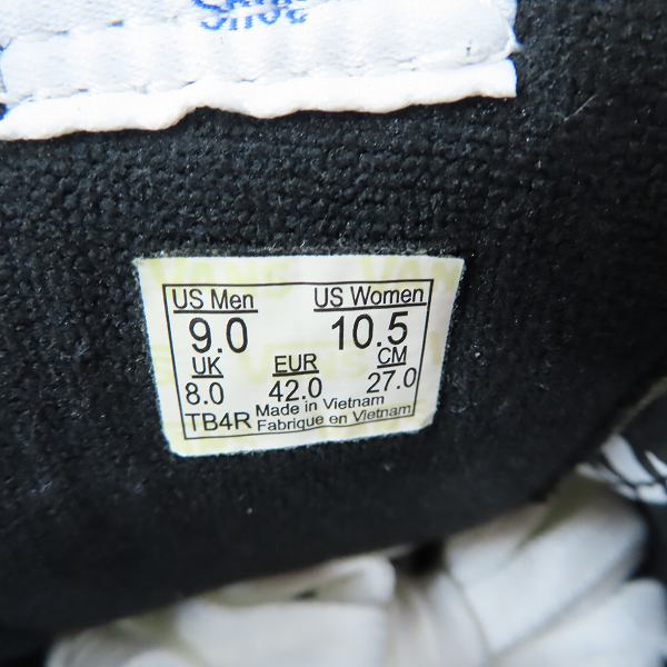 実際に弊社で買取させて頂いた【未使用】VANS/バンズ SK8-Hi Reissue ELEY KISHIMOTO/スケートハイ イーリーキシモト スニーカー VN-0ZA0GHN/US9の画像 5枚目