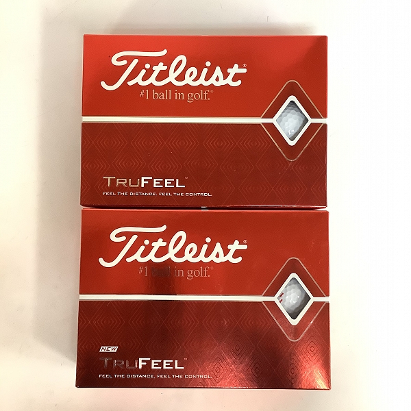 実際に弊社で買取させて頂いた【未使用】Titleist/タイトリスト TRUFEEL ホワイト ゴルフボール 2ダースの画像 2枚目