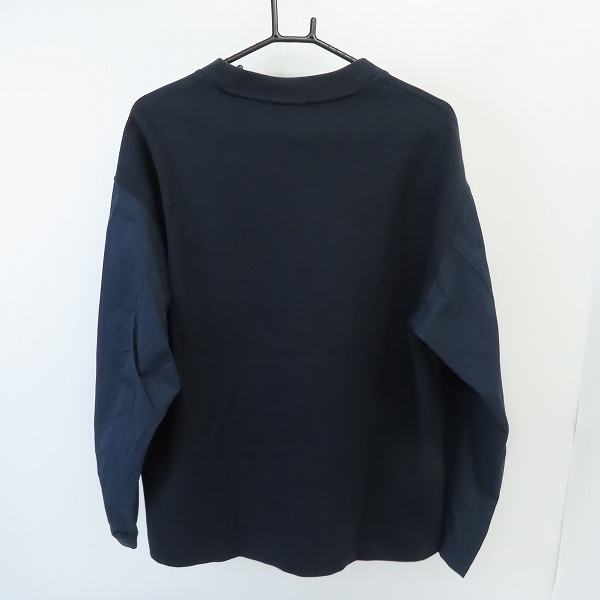 実際に弊社で買取させて頂いたTOMORROWLAND/トゥモローランド 異素材切り替え プルオーバー/Mの画像 1枚目