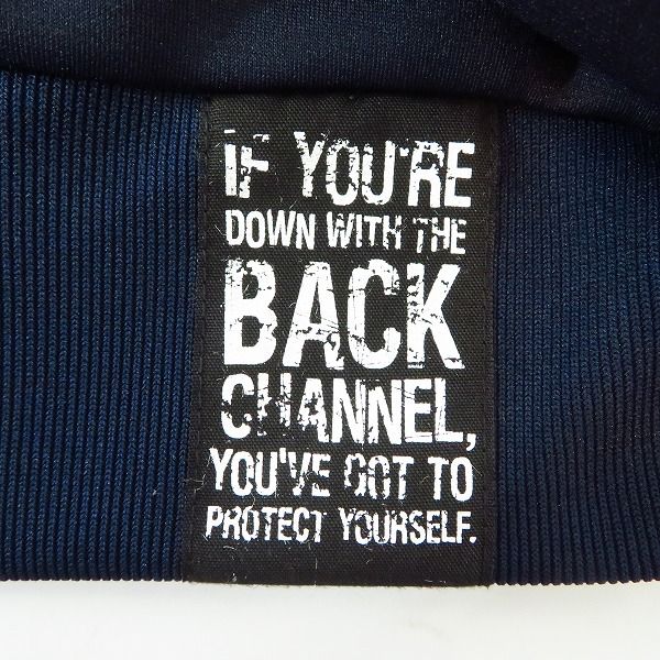実際に弊社で買取させて頂いたBack Channel/バックチャンネル ジャージー ジップパーカー Mの画像 4枚目