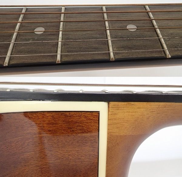 実際に弊社で買取させて頂いた★Epiphone/エピフォン AJ-210CE VS エレアコ/アコースティックギター ハードケース付の画像 3枚目