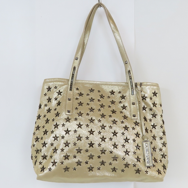 実際に弊社で買取させて頂いたJIMMY CHOO/ジミーチュウ スタースタッズ ハンドバッグ