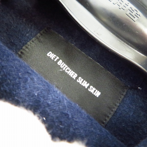 実際に弊社で買取させて頂いたDIET BUTCHER SLIM SKIN/ダイエットブッチャースリムスキン チェック柄 ロングシャツ の画像 2枚目