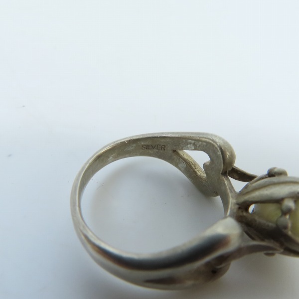 実際に弊社で買取させて頂いたJean Paul Gaultier/ジャンポールゴルチエ サイドアラベスクデザイン ストーンセット リング 16.5/19号 2点セットの画像 5枚目