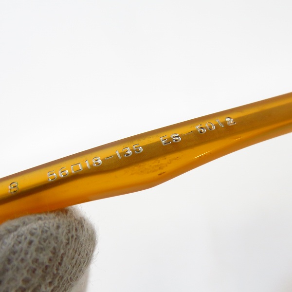 実際に弊社で買取させて頂いたspec espace/スペックエスパス 眼鏡/メガネフレーム ハーフリム ES-5012の画像 6枚目