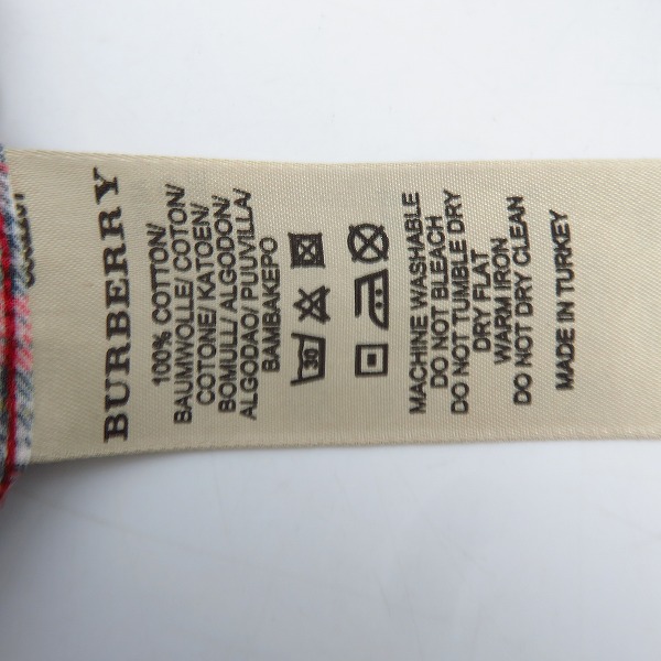 実際に弊社で買取させて頂いたBURBERRY BRIT/バーバリーブリット チェック 長袖シャツ/Mの画像 3枚目