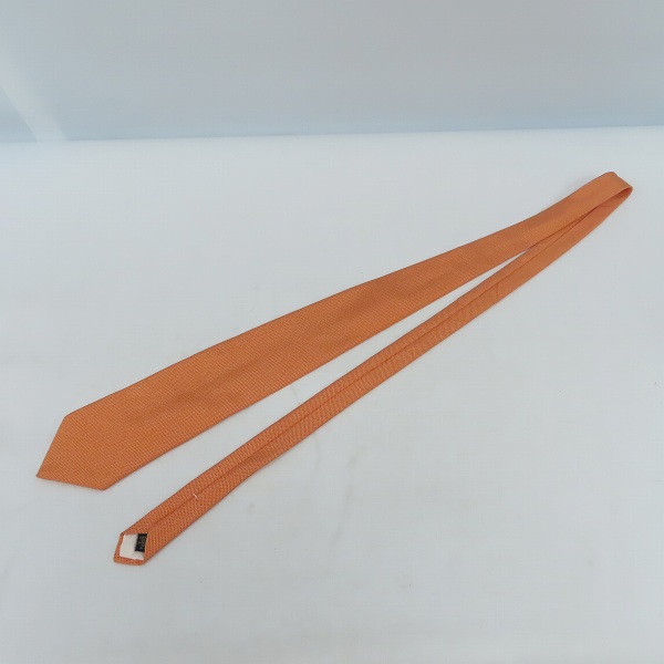 実際に弊社で買取させて頂いたBrooks Brothers/ブルックスブラザーズ シルク生地 ネクタイ アメリカ製 オレンジ