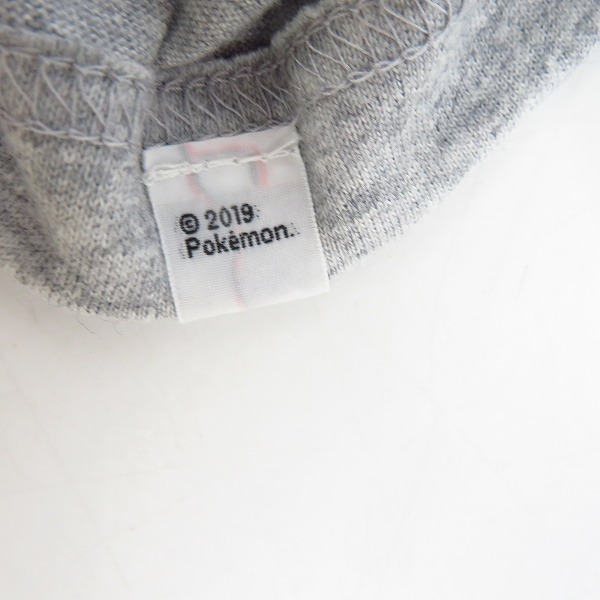 実際に弊社で買取させて頂いたPOKEMON/ポケモン×FRAGMENT DESIGN/フラグメントデザイン プリント 半袖 カットソー/Tシャツ グレー Size：Mの画像 5枚目