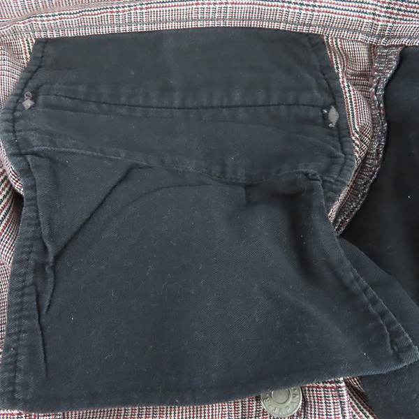 実際に弊社で買取させて頂いたTHE FLAT HEAD/フラットヘッド R.J.B グレンチェック カーゴパンツ 34の画像 8枚目