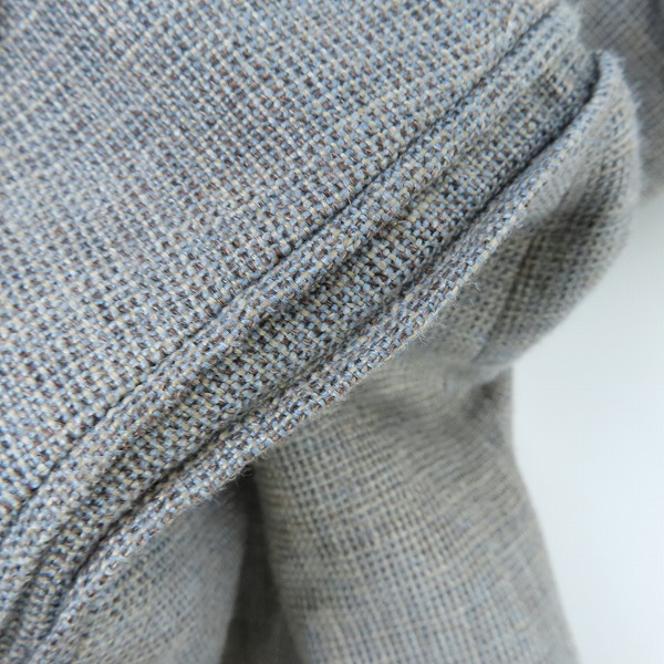 実際に弊社で買取させて頂いたGIORGIO ARMANI/ジョルジオアルマーニ シルク混 テーラードジャケット 50の画像 6枚目