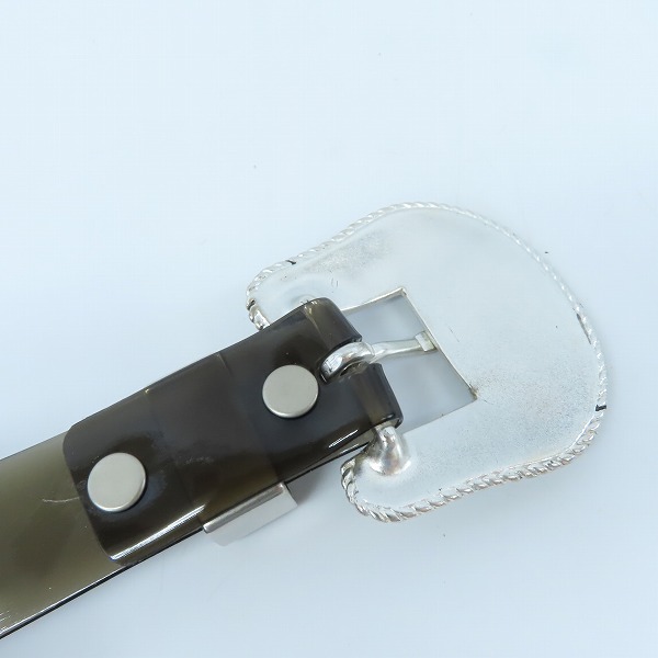 実際に弊社で買取させて頂いたMaison MIHARA YASUHIRO/メゾン ミハラヤスヒロ PVC belt  PVC ベルト A04AC101の画像 1枚目
