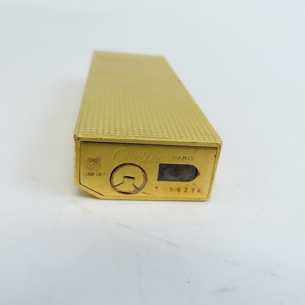 実際に弊社で買取させて頂いたCartier/カルティエ ガスライター ゴールドの画像 4枚目