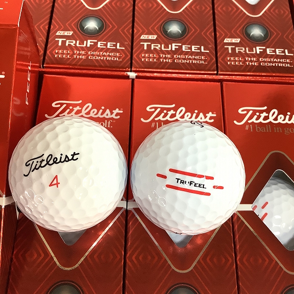 実際に弊社で買取させて頂いた【未使用】Titleist/タイトリスト TRUFEEL ホワイト ゴルフボール 2ダースの画像 1枚目