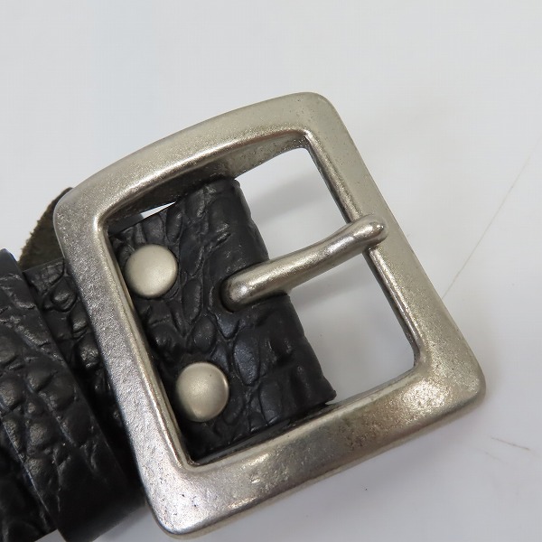 実際に弊社で買取させて頂いたCRIMIE/クライミー 型押し レザー ベルトの画像 8枚目