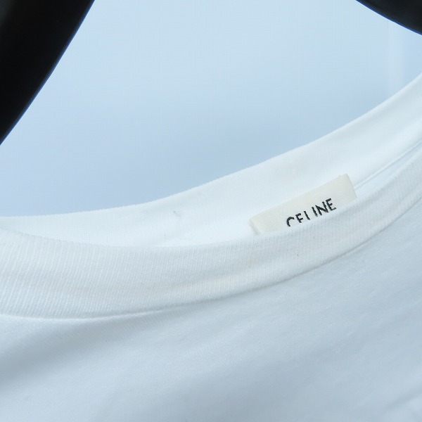 実際に弊社で買取させて頂いたCELINE/セリーヌ ロゴ スタッズ付き プリントルーズTシャツ/Lの画像 6枚目