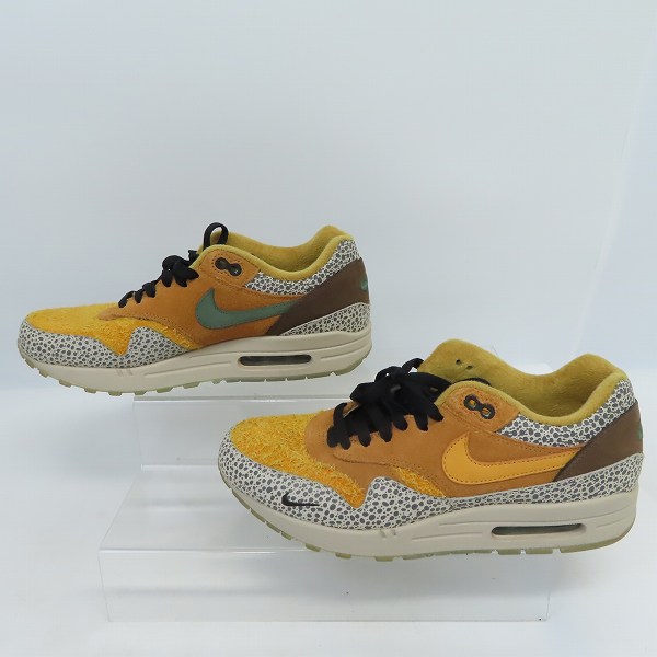 実際に弊社で買取させて頂いたNIKE/ナイキ AIR MAX 1 PREMIUM QS ATMOS/SAFARI" FLAX/KUMQUAT-CHESTNUT 665873-200/27の画像 3枚目