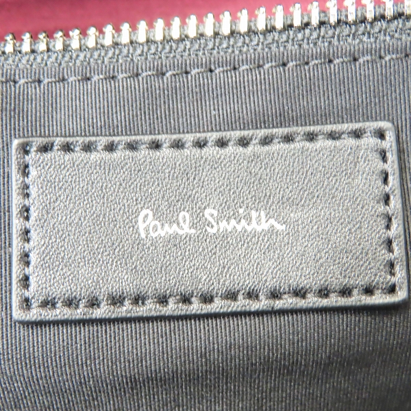 実際に弊社で買取させて頂いた【未使用】Paul Smith/ポールスミス マルチストライプハンドル レザーリュックサック/バックパック PSN904の画像 5枚目