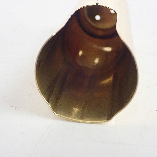 実際に弊社で買取させて頂いた【美品】H.SELMER/セルマー アルトサックス用 マウスピースキャップ ゴールドの画像 3枚目