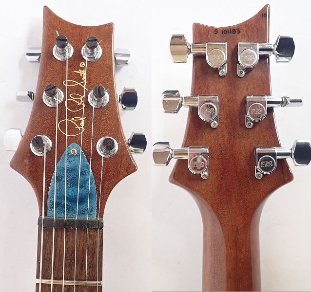 実際に弊社で買取させて頂いた★PRS/Paul Reed Smith/ポールリードスミス  CUSTOM 24 10 TOP バードインレイ ハードケース付きの画像 2枚目