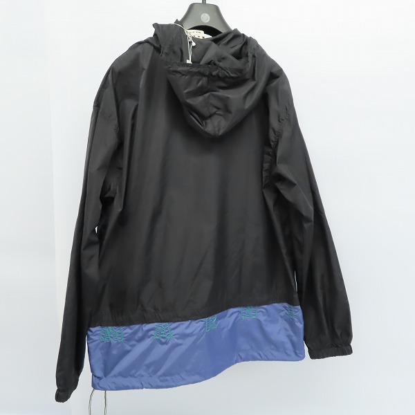実際に弊社で買取させて頂いたMarni/マルニ embroidered logo panelled windbreaker/エンブロイダード ロゴパネル ウィンドブレーカー JUMU0063QSS52126/46の画像 1枚目