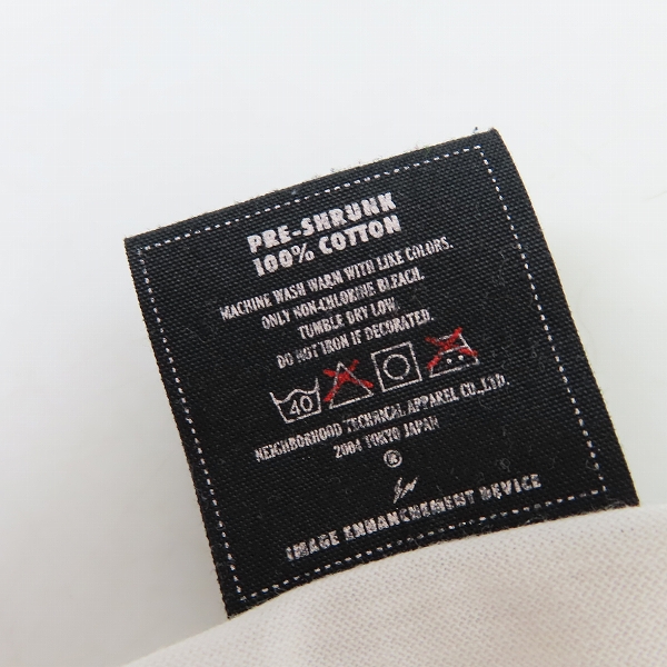 実際に弊社で買取させて頂いたNEIGHBORHOOD×FRAGMENT DESIGN/ネイバーフッド×フラグメントデザイン FR TEE AIR FORCE FRNHT-03 Sの画像 3枚目