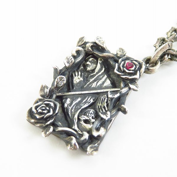 実際に弊社で買取させて頂いたDEAL DESIGN/ディールデザイン デッドマリア ペンダントトップ w/チェーン ネックレス