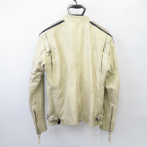 実際に弊社で買取させて頂いたSchott/ショット クラシックレーサーシングルライダースジャケット/3101010/Mの画像 1枚目