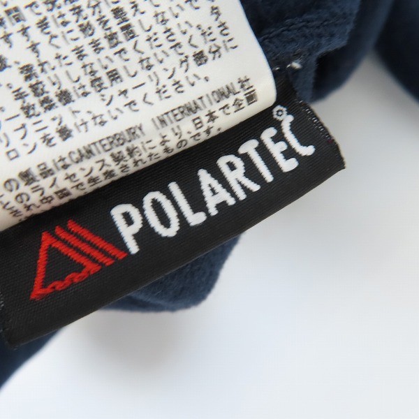 実際に弊社で買取させて頂いた【未使用】CANTERBURY/カンタベリー フリースジャケット XLの画像 4枚目