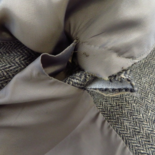 実際に弊社で買取させて頂いたburberrys/バーバリーズ ヘリンボーン ウールテーラードジャケット/AB5の画像 9枚目