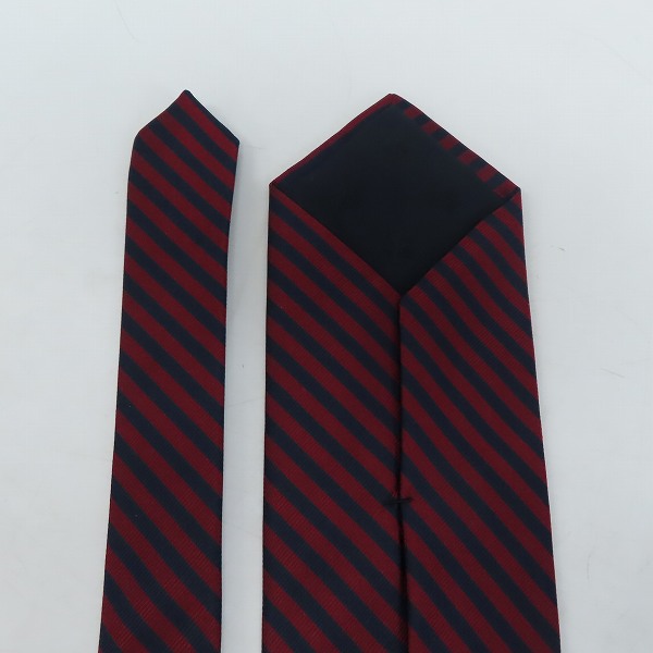 実際に弊社で買取させて頂いたBrooks Brothers/ブルックスブラザーズ シルク生地 ネクタイ アメリカ製 レッド×ネイビーの画像 2枚目