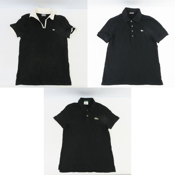 実際に弊社で買取させて頂いたLACOSTE/ラコステ 半袖ドットポロシャツ 7点セットの画像 2枚目