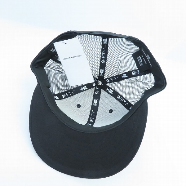 実際に弊社で買取させて頂いた【未使用】uniform experiment×NEW ERA/ユニフォームエクスペリメント×ニューエラ LOGO 9FIFTY SNAP BACK CAPの画像 3枚目