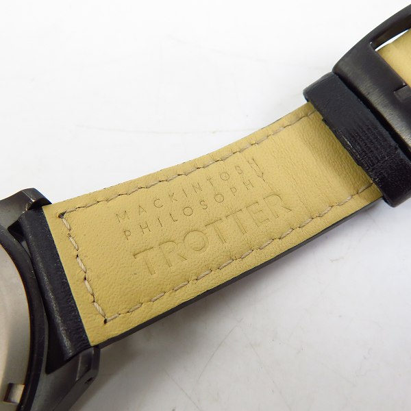 実際に弊社で買取させて頂いたMACKINTOSH PHILOSOPHY/マッキントッシュ フィロソフィー TROTTER レザーベルト腕時計/FCKZ985の画像 5枚目